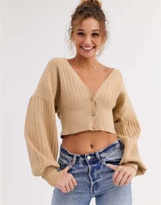 asos ribbed cardigan