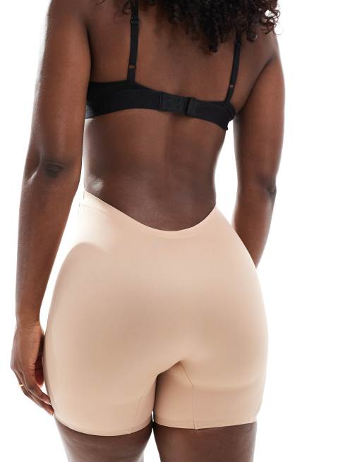 ASOS DESIGN - Contouring - Short van mesh met medium ondersteuning in beige, 4 van 4
