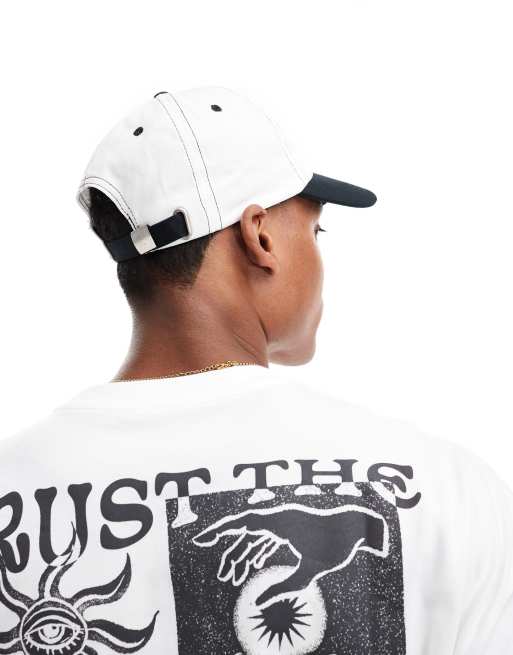ASOS DESIGN contrast baseball cap with embroidered graphic | ASOS