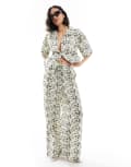 [ASOS DESIGN] ASOS DESIGN contrast broderie pants in yellow (part of a set) 12 TBC