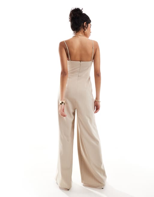 Asos wide leg jumpsuit online