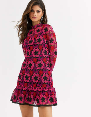 magenta dress asos