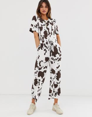 asos animal print jumpsuit