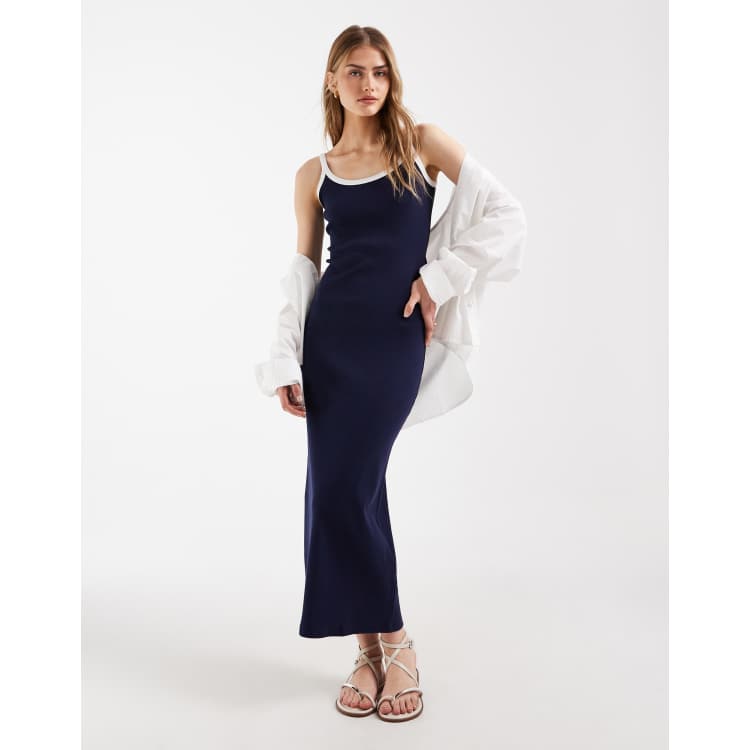 slim fit dress slacks John Charles 29321SV Navy/Ivory Dress – ginasmartboutique main image 0