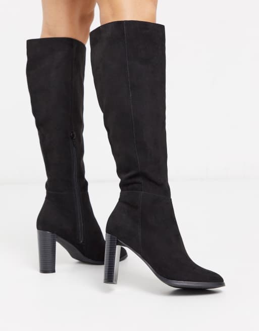 ASOS DESIGN Cooper knee high boots in black | ASOS