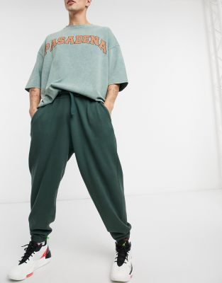 dark green sweatpants