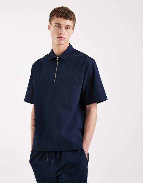 ASOS DESIGN - Coordinato blu navy con zip - view 1