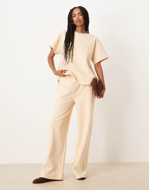 ASOS DESIGN - Coordinato color alba in tessuto interlock - view 1