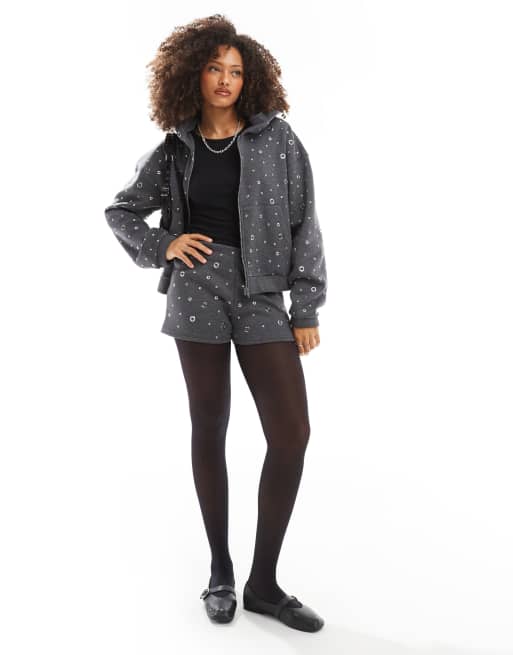 ASOS DESIGN - Coordinato con occhielli
