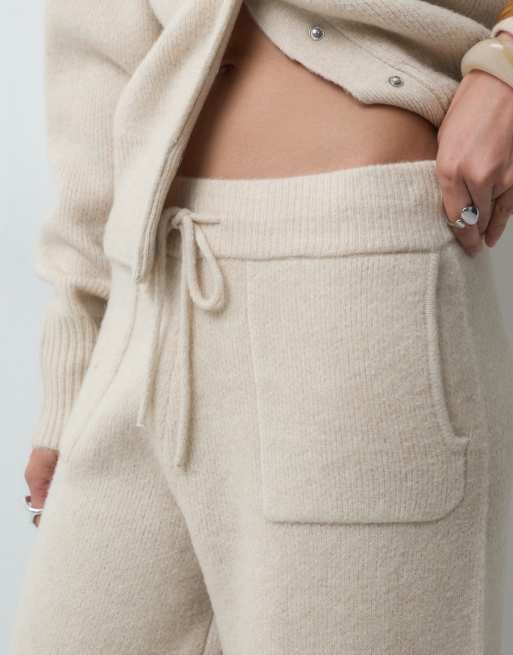 ASOS DESIGN coordinato da casa con pantaloni in oatmeal, 2 di 5
