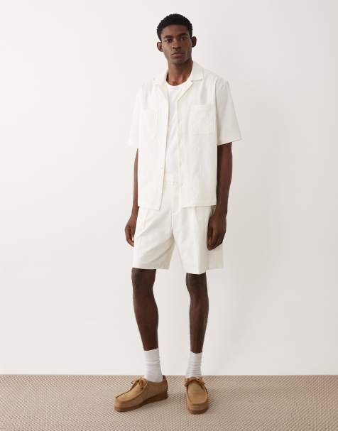 ASOS DESIGN - Coordinato elegante in seersucker bianco - view 1