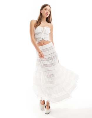 Tenda Corta In Pizzo Cotone Bianco - Ricamo Floreale Per Cucina - Foto 13