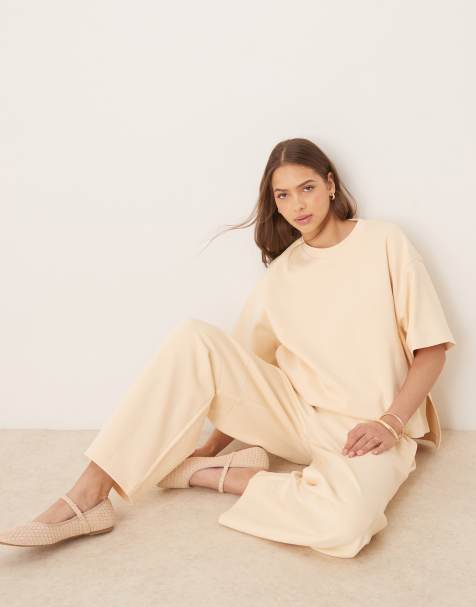 ASOS DESIGN - Coordinato latticello in tessuto interlock - view 1