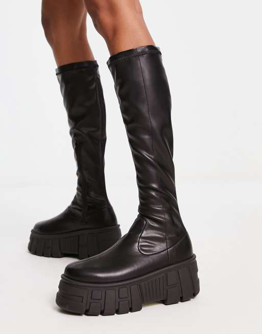 Asos long boots sale