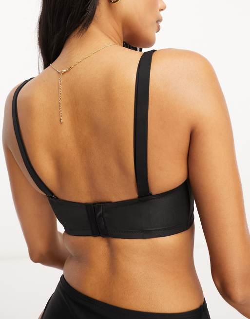 ASOS DESIGN Coppe Grandi - Reggiseno preformato multiposizione con ferretto nero, 2 di 4