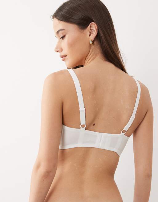 ASOS DESIGN Coppe Grandi - Reggiseno T-shirt bra preformato bianco, 2 di 4