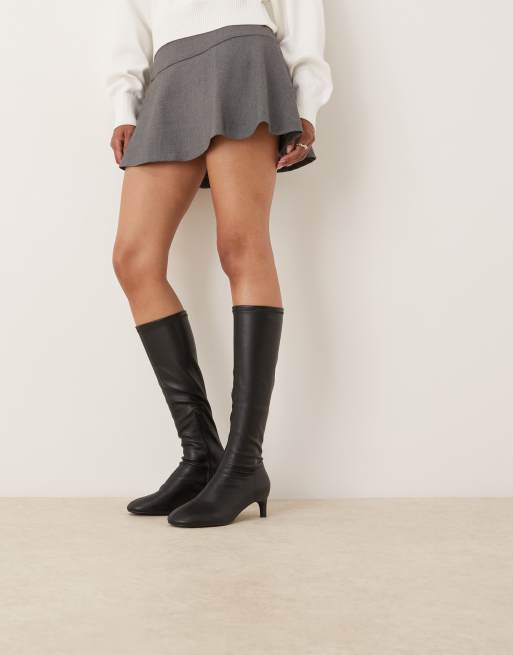 ASOS DESIGN - Coral - Bottes chaussettes à bout rond - Noir, 2 de 4