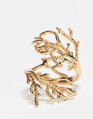 Asos Design Coral Design Ring
