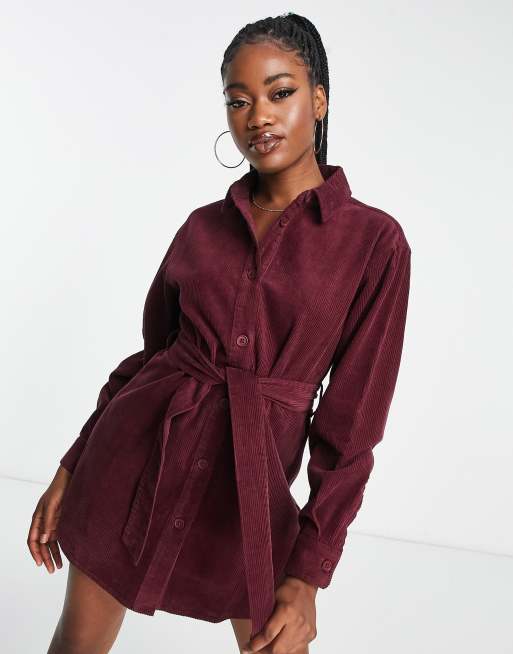 Corduroy dress cheap asos