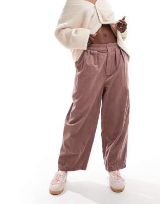 【KOOLOSET】ND Corduroy Balloon Pants Corduroy Balloon Wide Pants - kooloset
