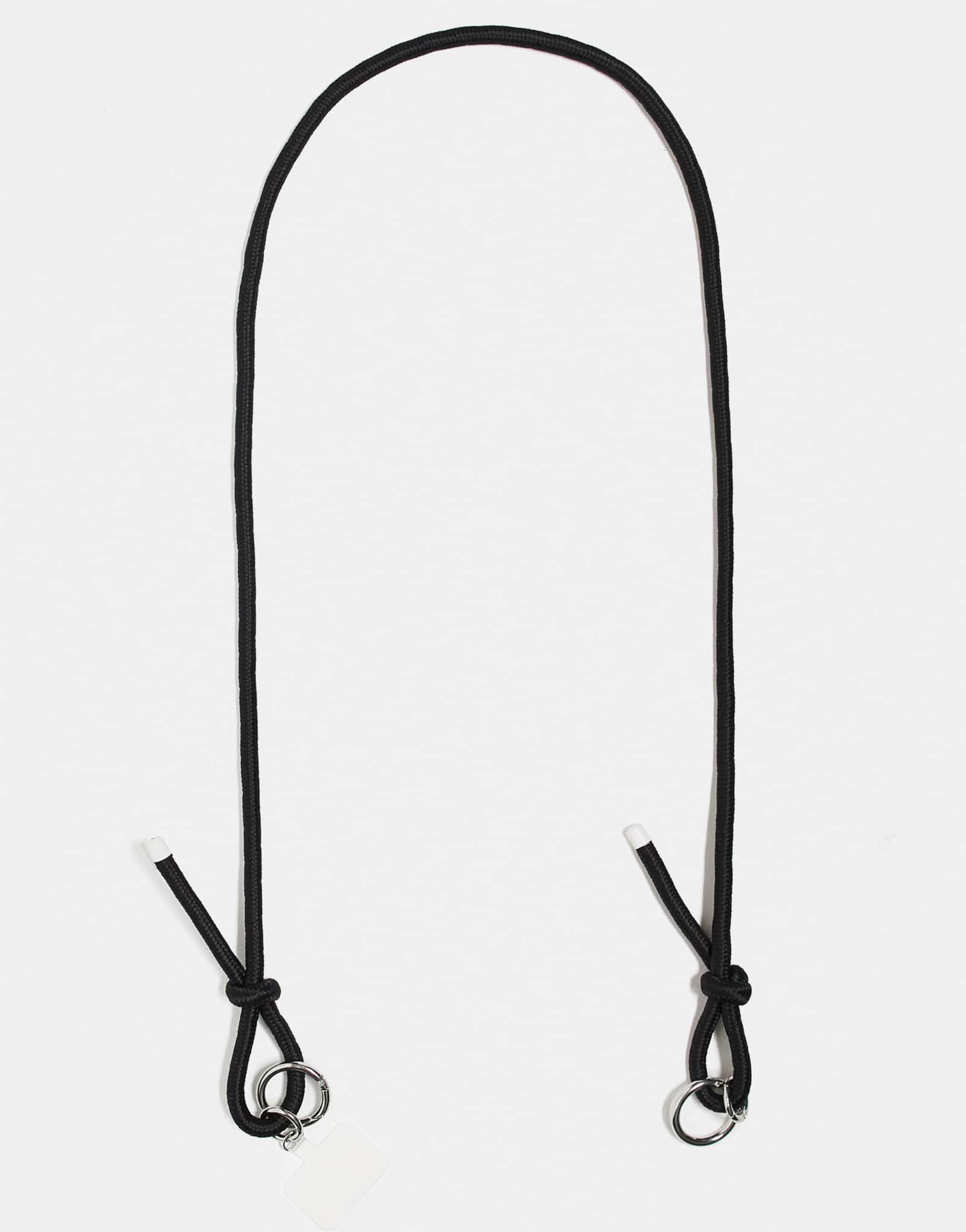 Держатель для телефона ASOS DESIGN cord cross body черного цвета