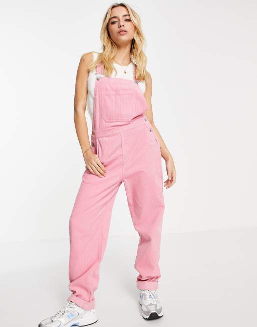 Womens 2024 pink dungarees