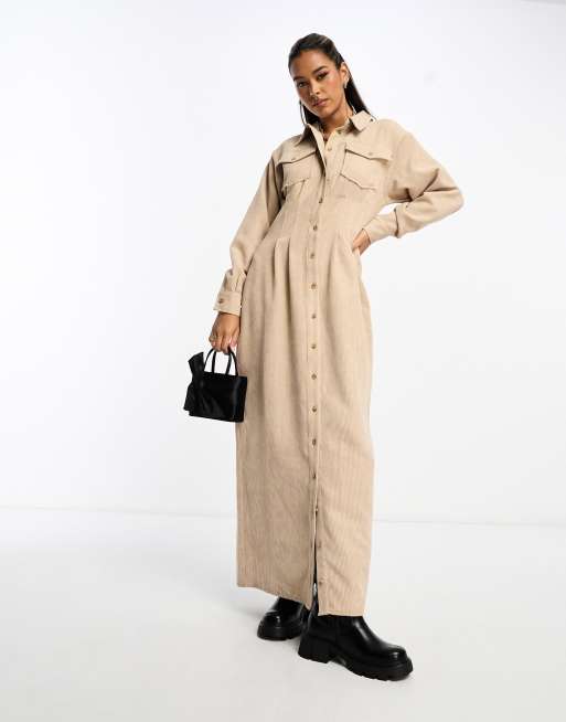 Asos maxi shirt dress hotsell