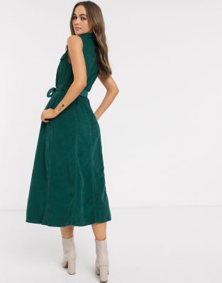 asos green shirt dress
