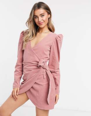 asos dusty pink dress