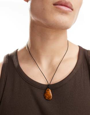 ASOS DESIGN cord necklace