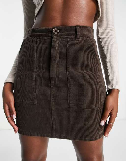 Brown shop skirt asos