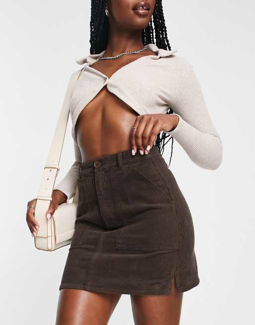 Corduroy on sale skirt asos