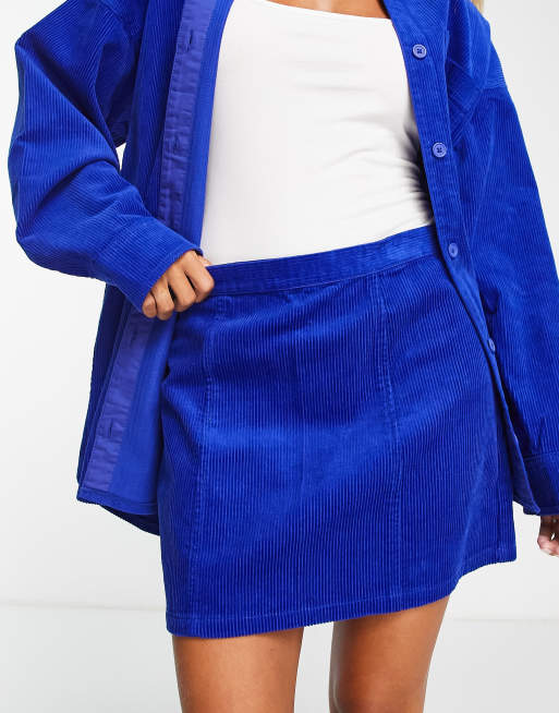 Cord on sale skirt asos