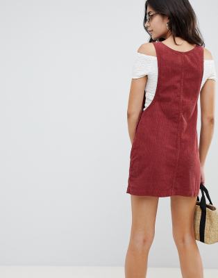 rust pinafore