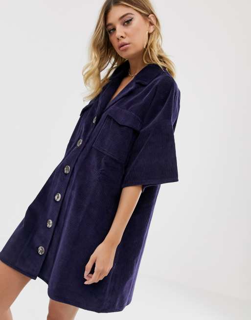 Corduroy dress hot sale asos