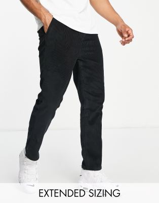 black corduroy trousers