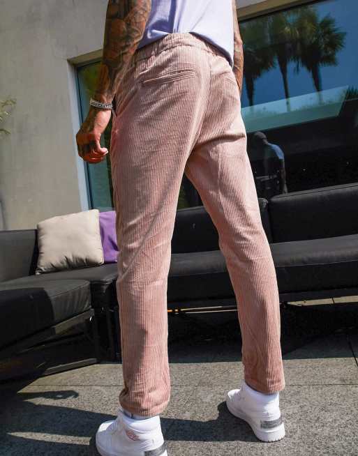 Asos pink best sale corduroy pants