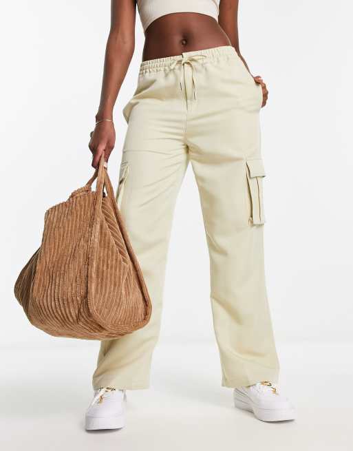 Zara - Pocket Tote Bag - Beige - Women