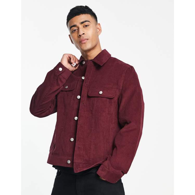 Asos mens corduroy jacket hotsell