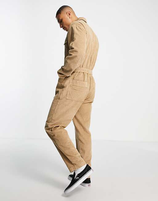 ASOS DESIGN corduroy coveralls in stone | ASOS ASOS DESIGN corduroy coveralls in stone | ASOS