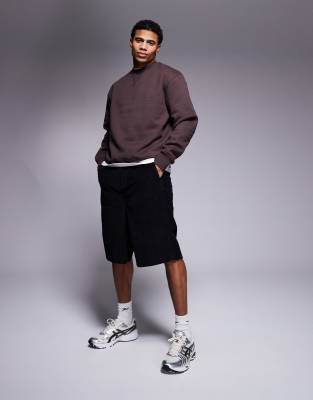 ASOS DESIGN LONG LENGTH CORDUROY SHORTS