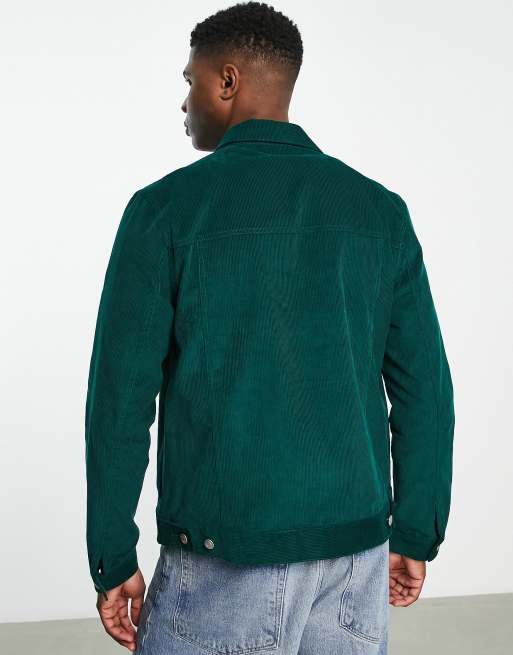 Dark green shop corduroy jacket mens