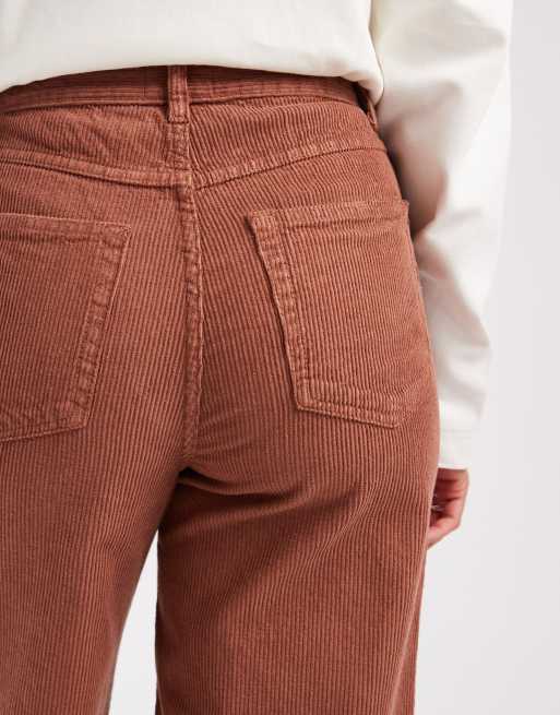 ASOS DESIGN corduroy wide leg trouser, 4 of 5