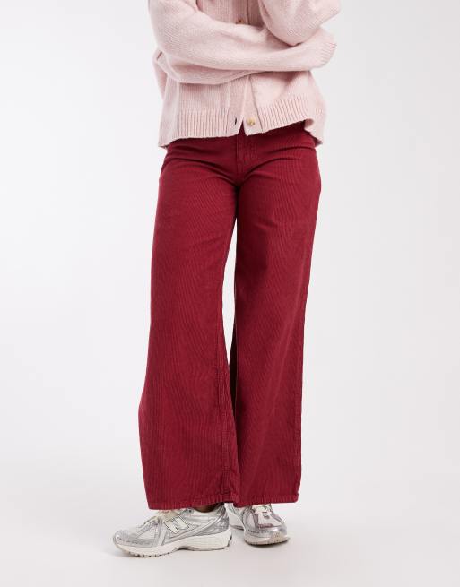 ASOS DESIGN corduroy wide leg trouser, 5 of 5