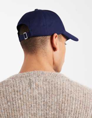 Asos Design Core Baseball Cap In Blue