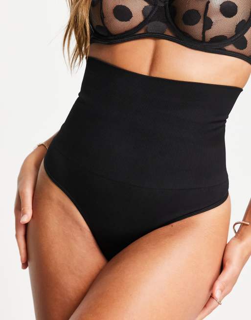ASOS DESIGN - Corrigerende string in zwart