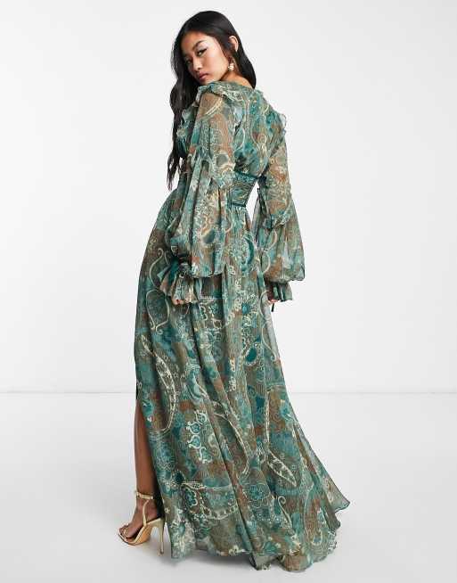 Asos 2025 paisley dress