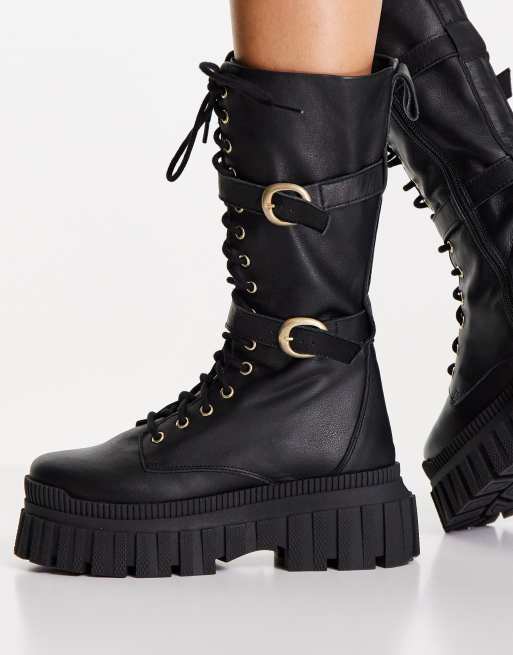 Asos hot sale combat boots