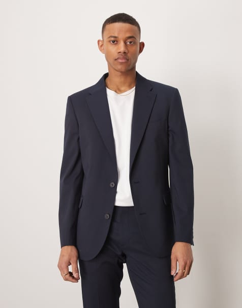 ASOS DESIGN - Costume ajusté - Bleu marine - view 1