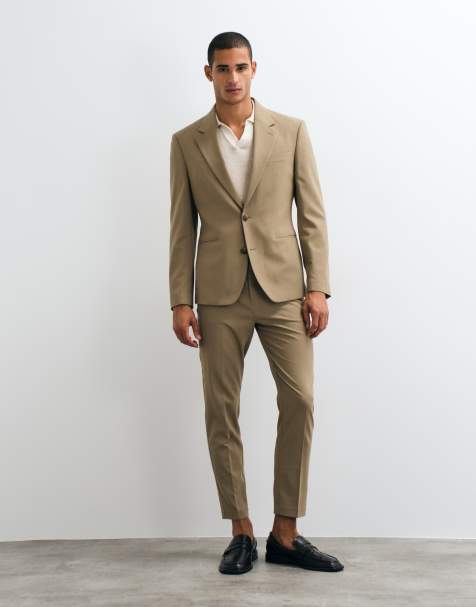 ASOS DESIGN - Costume ajusté - Marron - view 1